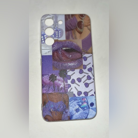 Samsung Galaxy S22 Beauty Aesthetic Collage Print Soft Phone Case NWOT - Picture 2 of 3